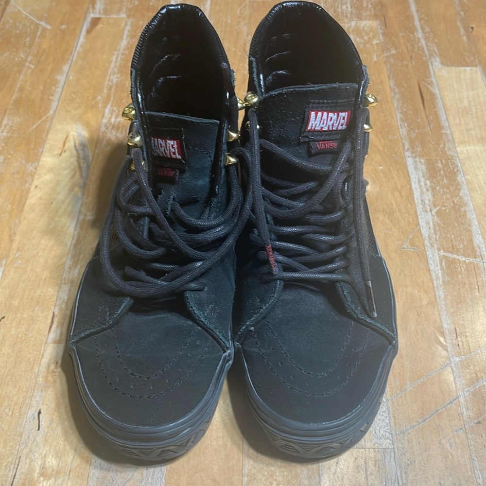 Vans Marvel Black Panther high top shoes